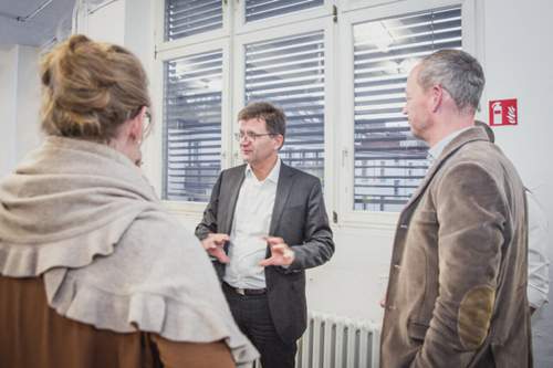 BMW-Entwicklungschef Klaus Fröhlich und Mobile.de-Geschäftsführer Malte Krüger