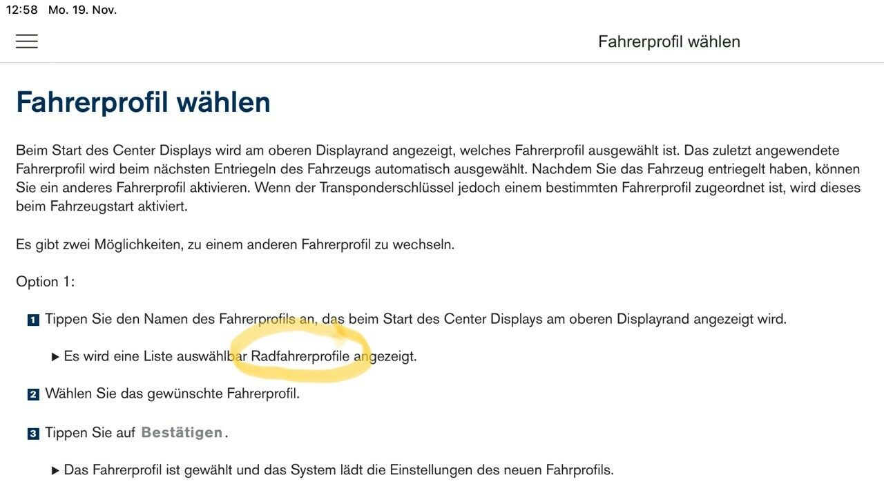 Elektrischer Fahrersitz mit Memory-Funktion XC90 II