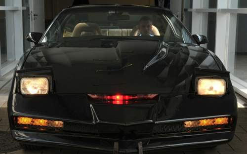 Vorbild für interagierende Autos? Ein Modell des Serienstars "K.I.T.T." aus der US-Serie Knight Rider