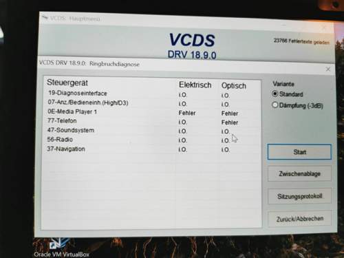 Ringbruchdiagnose