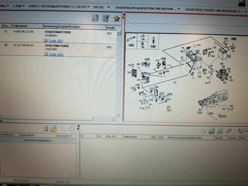 E.Nummern Batterien S204 MoPf