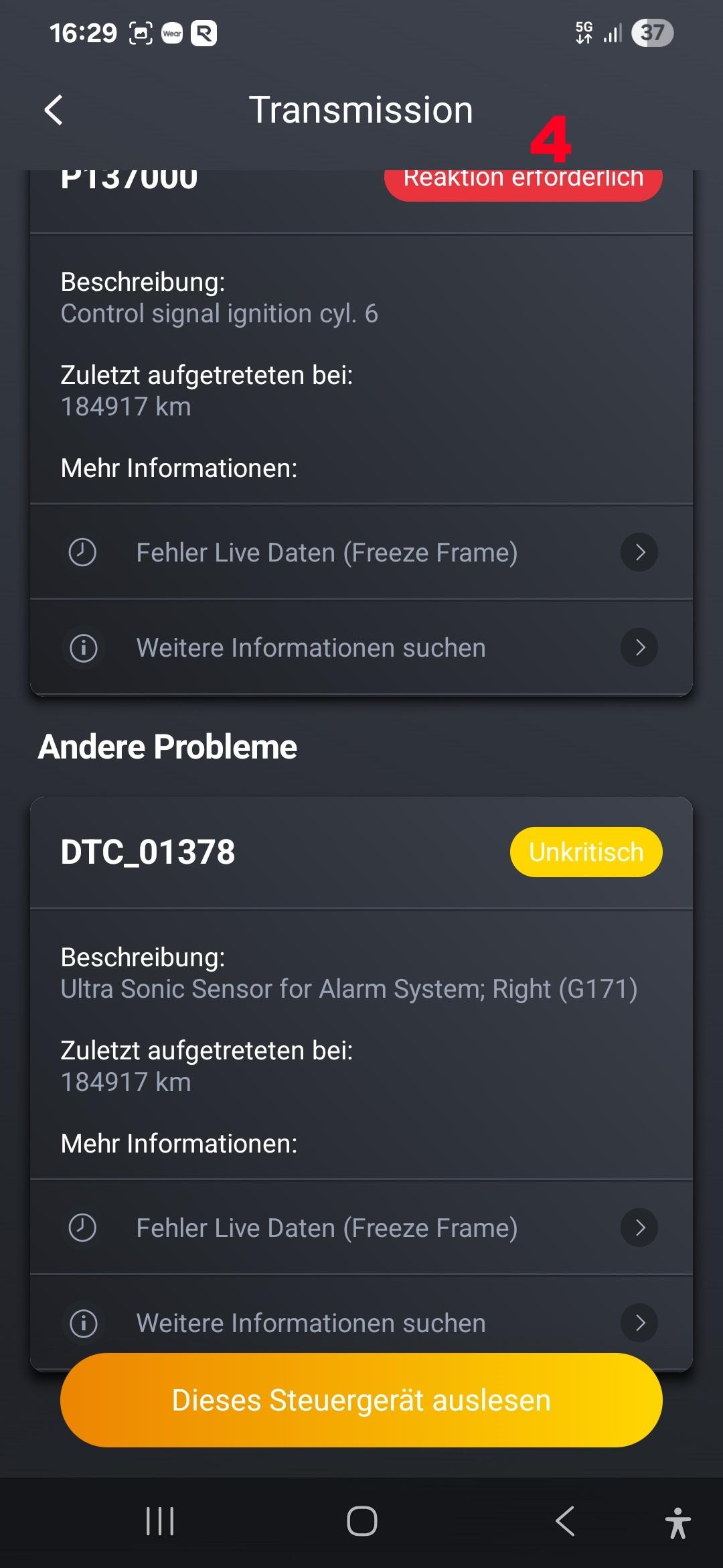 Elektronikproblem VW Golf 5 Variant Diesel, DSG 7 Gang Automatik aus 2008