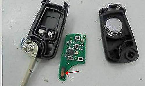 Transponder im Schlüssel