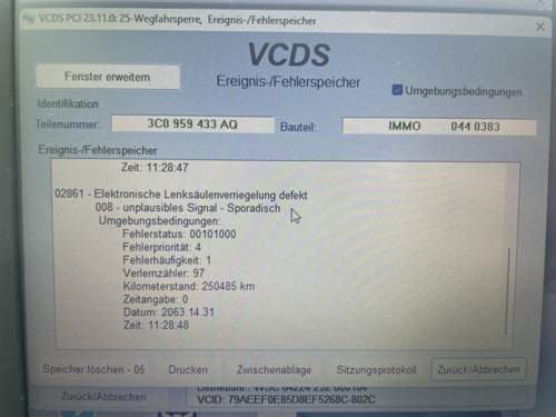 02861 ELV defekt im KSG