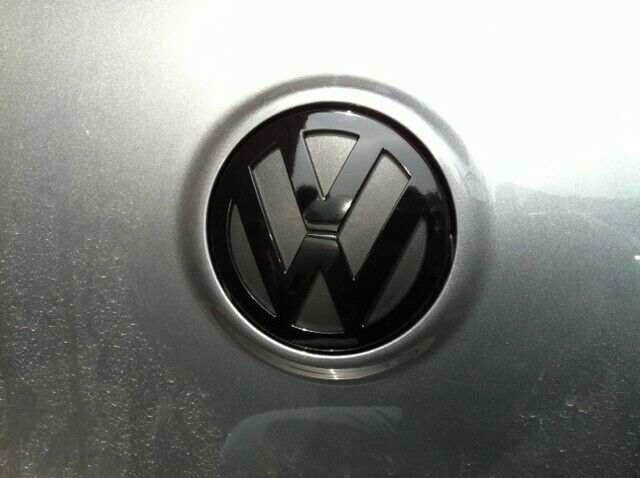 Emblem am Heck des Golf 5