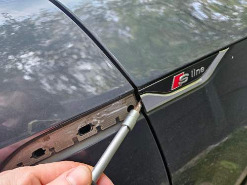 A5 b9 Coupe Seiten Embleme