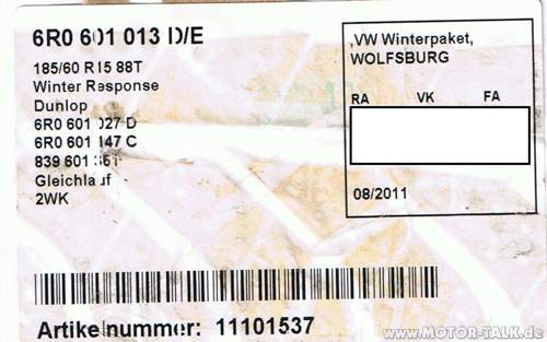 Winterreifen-polo