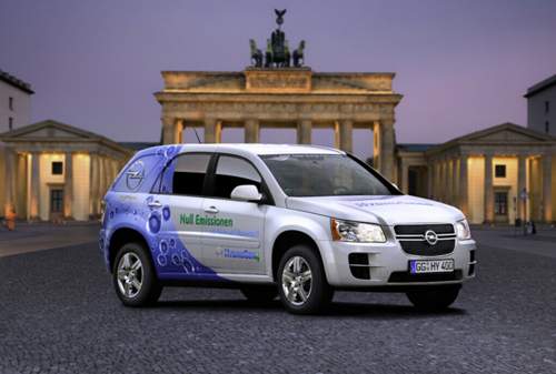 Brennstoffzellenfahrzeug Opel HydroGen4
