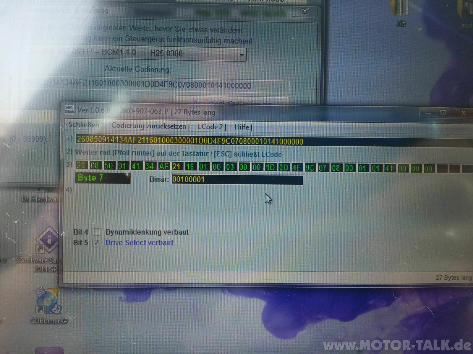 Endlich! Codierungen Drive Select ;-)