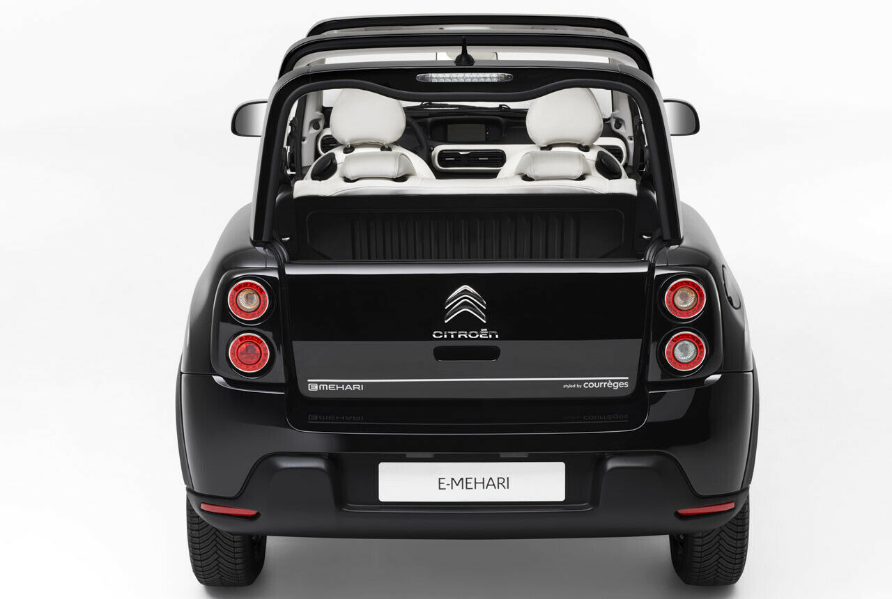 Citroën E-Mehari "styled by Courrèges" 2017: Heckansicht