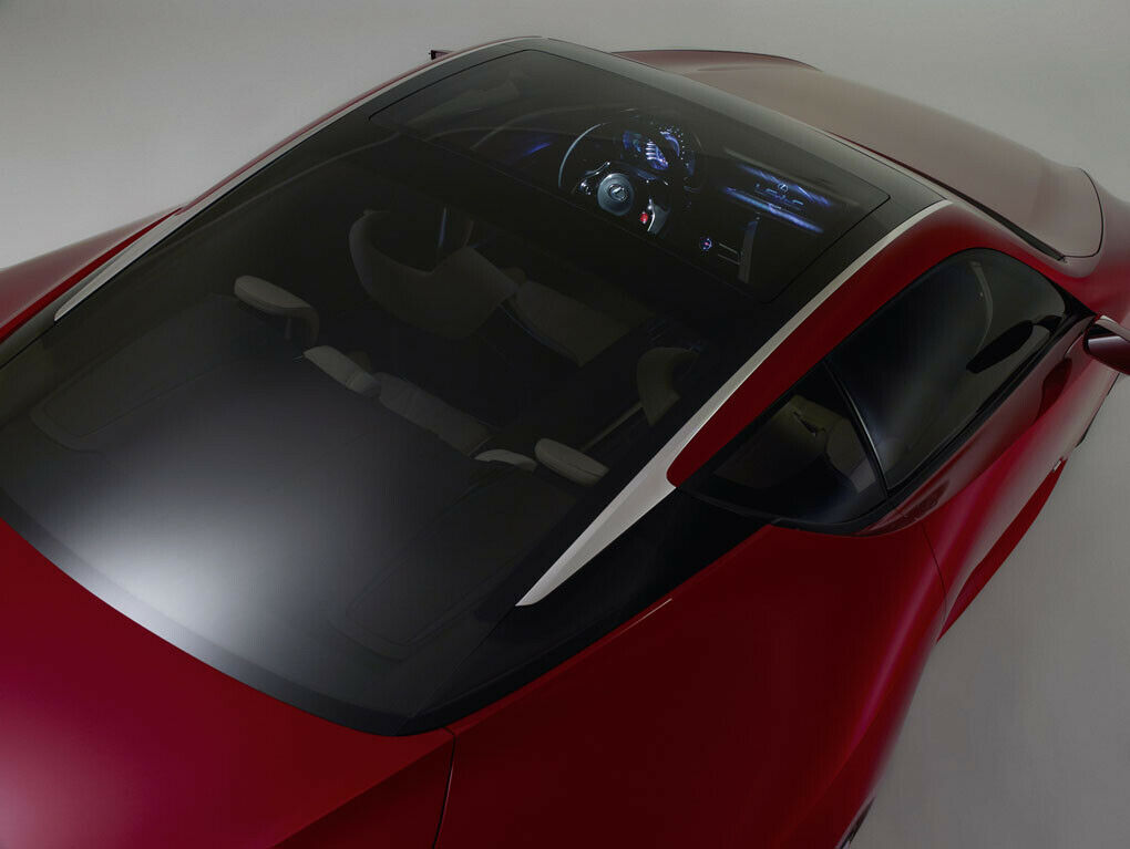 Freie Sicht nach oben im Lexus LF-LC