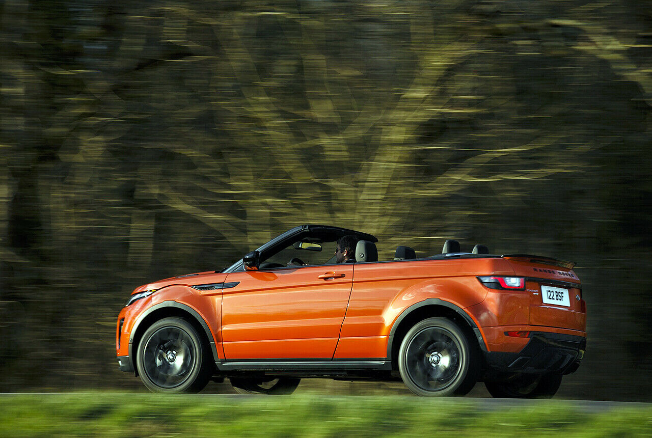 Die Preisliste für den Range Rover Evoque Cabriolet beginnt bei 51.200 Euro