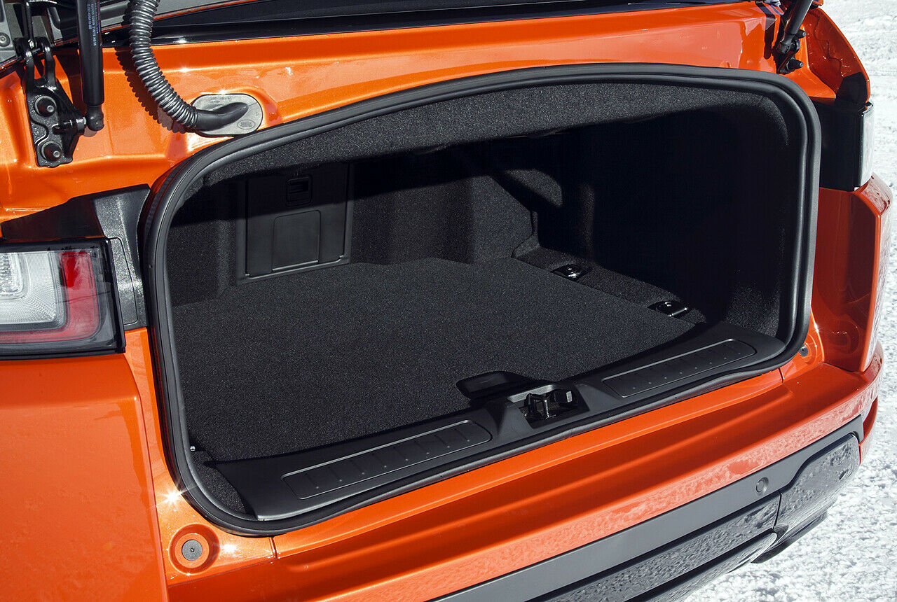 Der Kofferraum des Evoque Cabriolet fasst 251 Liter