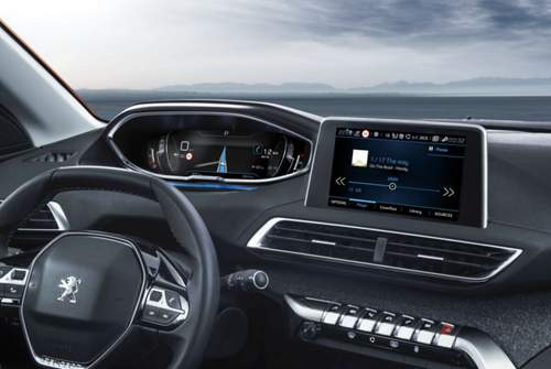 Das neue Cockpit bietet nicht nur einen spacigen Look, sondern auch induktive Ladefunktionen für Handys, die das unterstützen