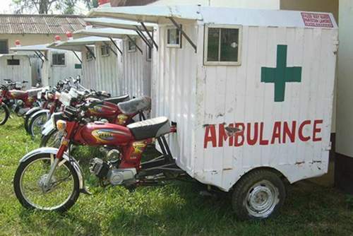 Kranken-motorrad-liberia