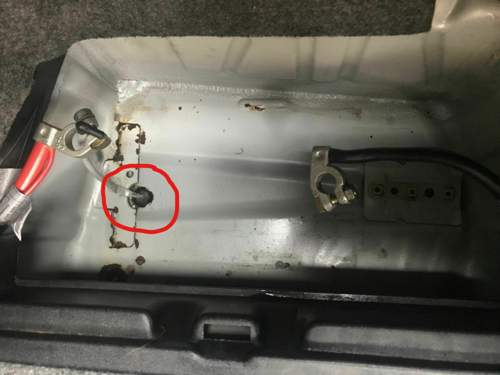 Batteriefach E36