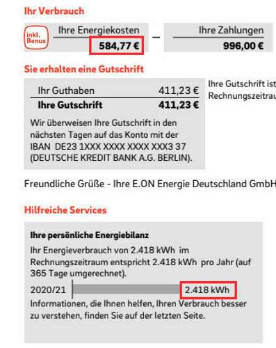Endabrechnung