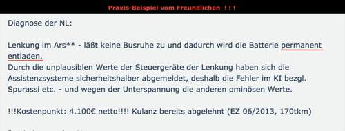 Mögl. Ursache