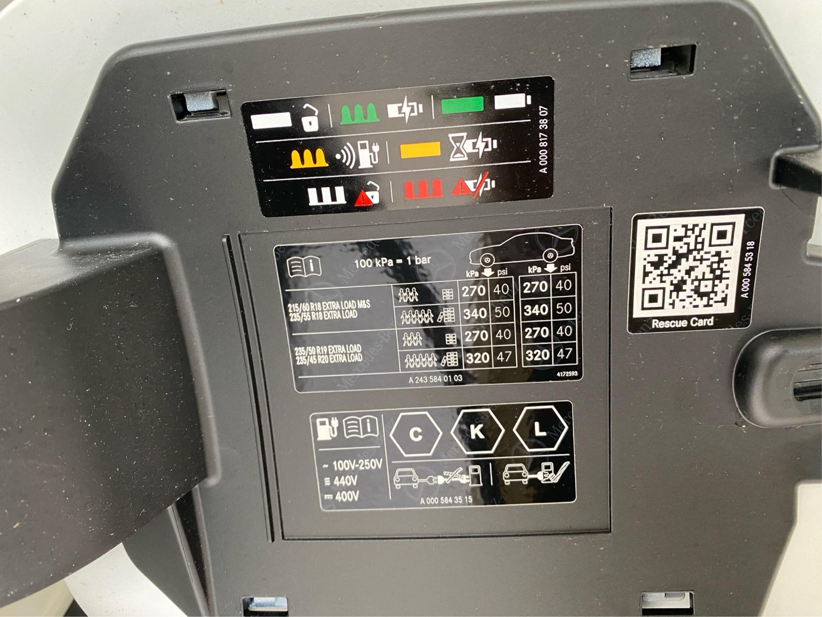 EQA meldet falschen Reifendruck bei 3,1 bar