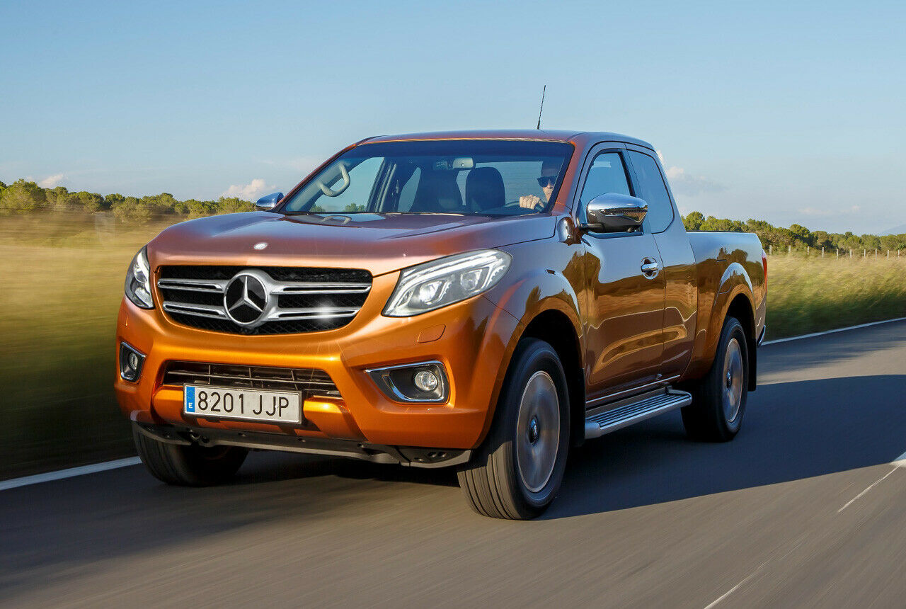 Ganz so wie unsere Fotomontage wird er nicht aussehen: Daimler will seinem Pick-up ein eigenständiges Blechkleid verpassen