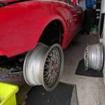 Die neuen BBS RA 375 Felgen vom Golf II GTI. First Fitting.