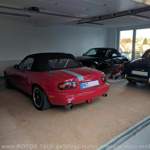 Die neue Garage. Endlich Platz und eine Heizung.