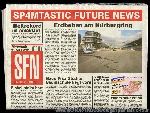 Erdbeben am Nürburgring