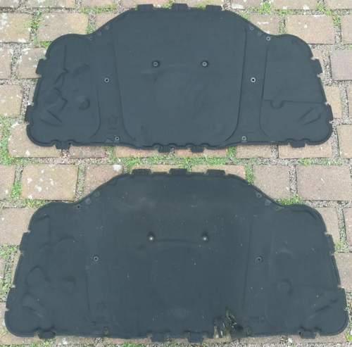 Motorhaubendaemmung ALT vs NEU