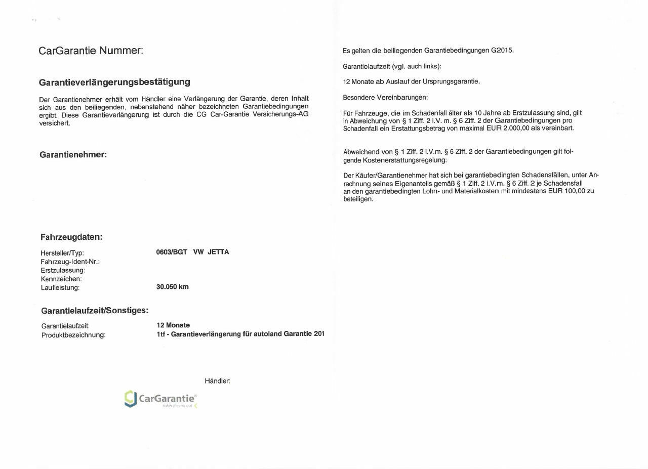 Erfahrung mit der Garantie?
