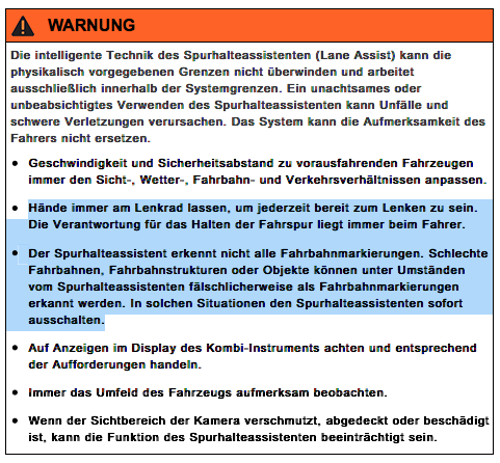 Warnung
