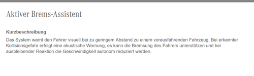 Bremsassistent