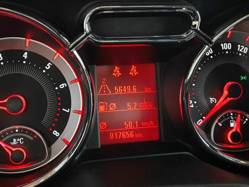 Bordcomputer Durchschnitt Opel Adam 1.0