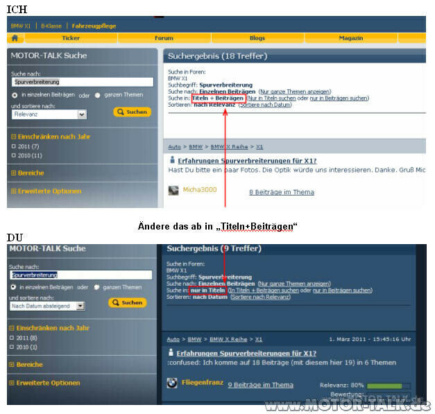 Erfahrungen Spurverbreiterungen für X1?