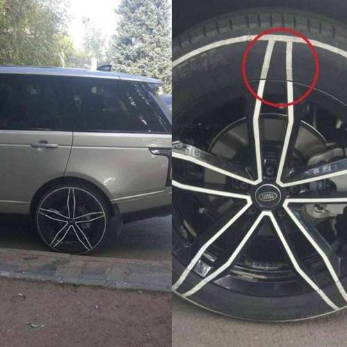 Fake low profile rims