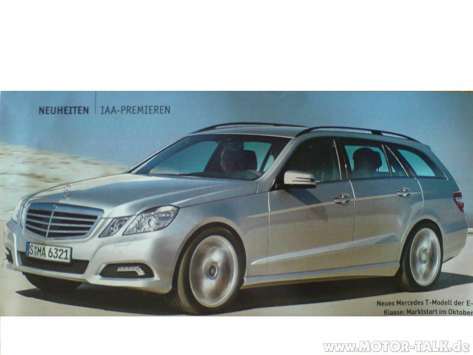 Erlkönig neue E-Klasse (W212)
