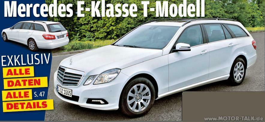 Erlkönig neue E-Klasse (W212)