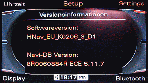 Sw-version-mmi