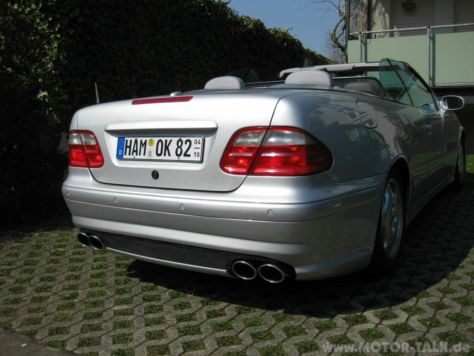 Erste Fotos W203 (W209) AMG an W208 Stossstange. Umbau Winter 2009