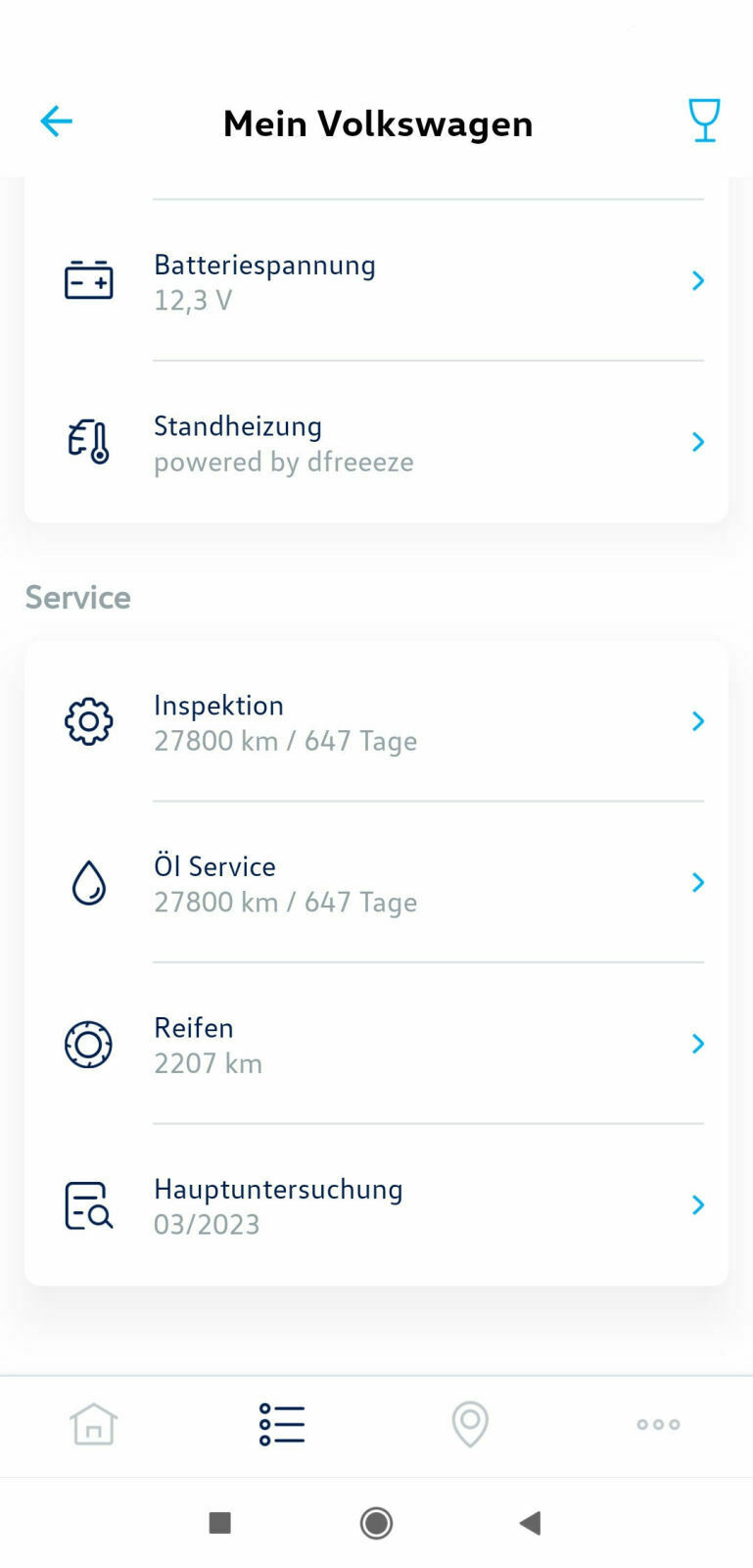 Erste Inspektion (Kosten?)