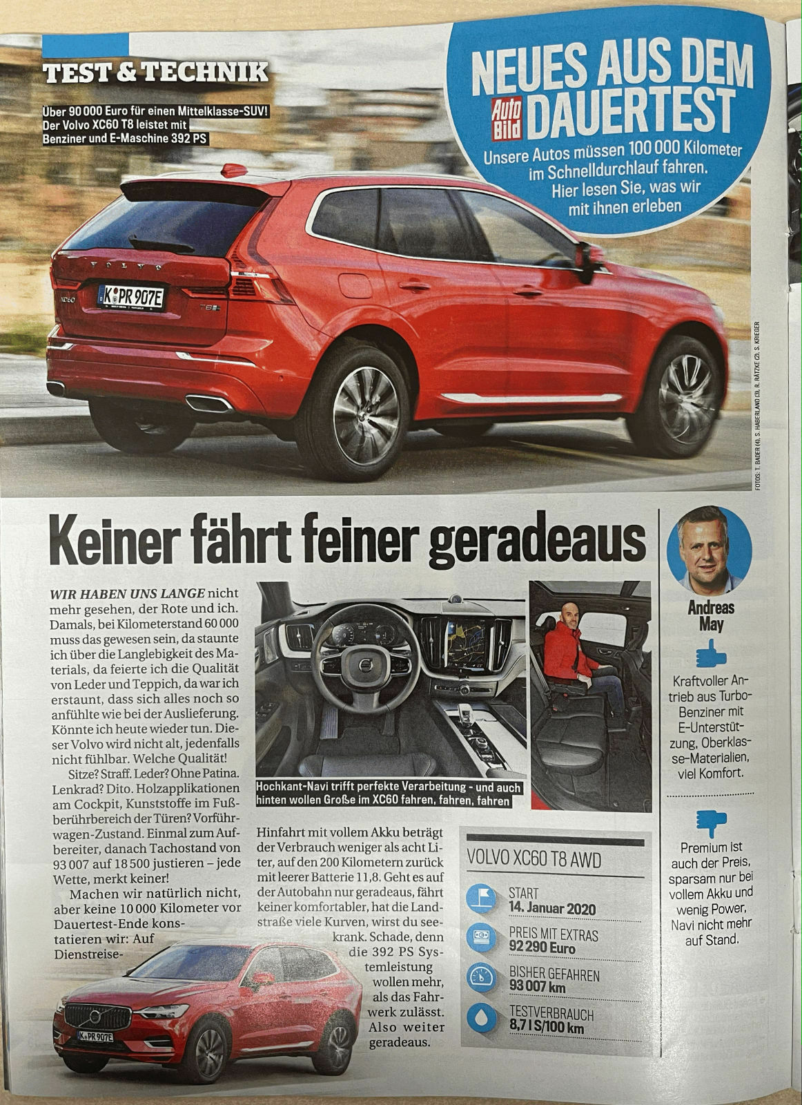 Erstes Fazit nach 3 Wochen XC60 MJ22 als Volvo Neuling