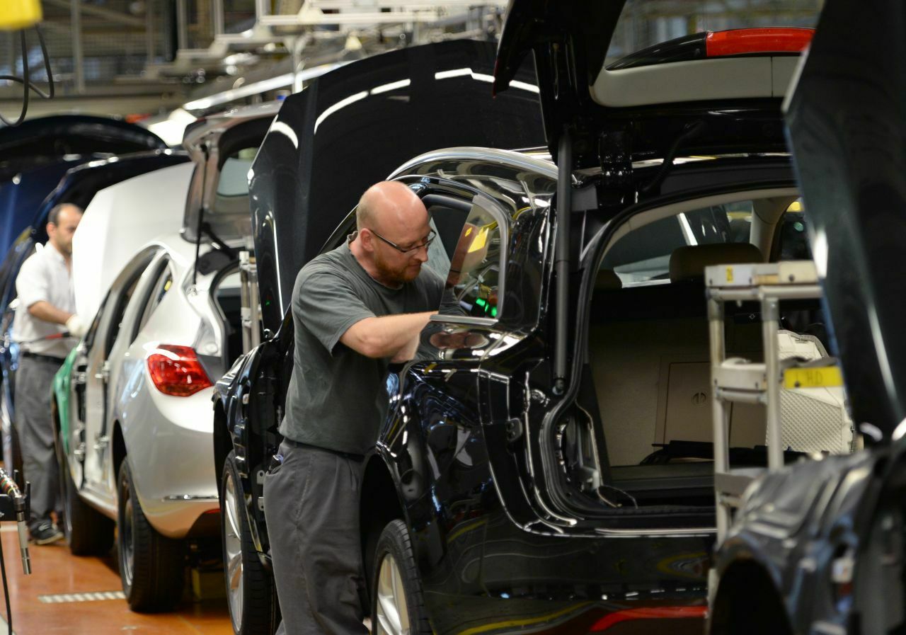 Opel-Produktion in Rüsselsheim