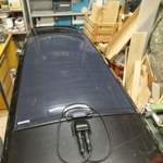 Solarpanel auf Dachbox