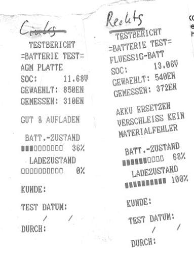 Batterietestprotokoll