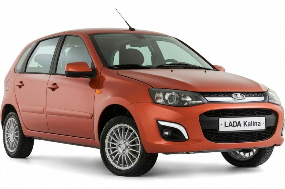 Optisch aufgepeppt, aber weiterhin ohne ESP: der Lada Kalina.