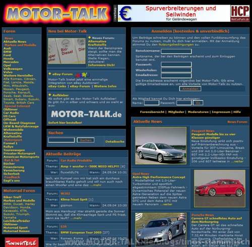 Motortalk anno 2004