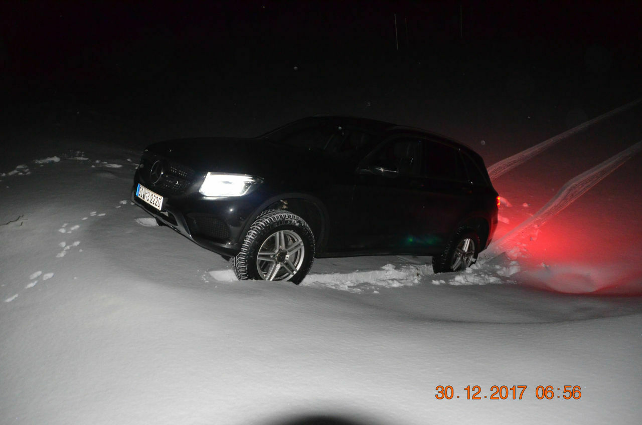 Euer GLC im Schnee