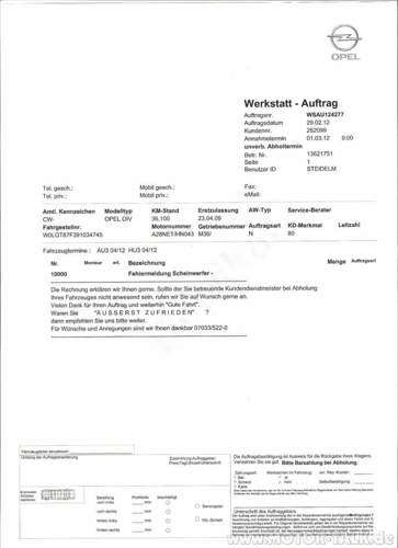Auftrag