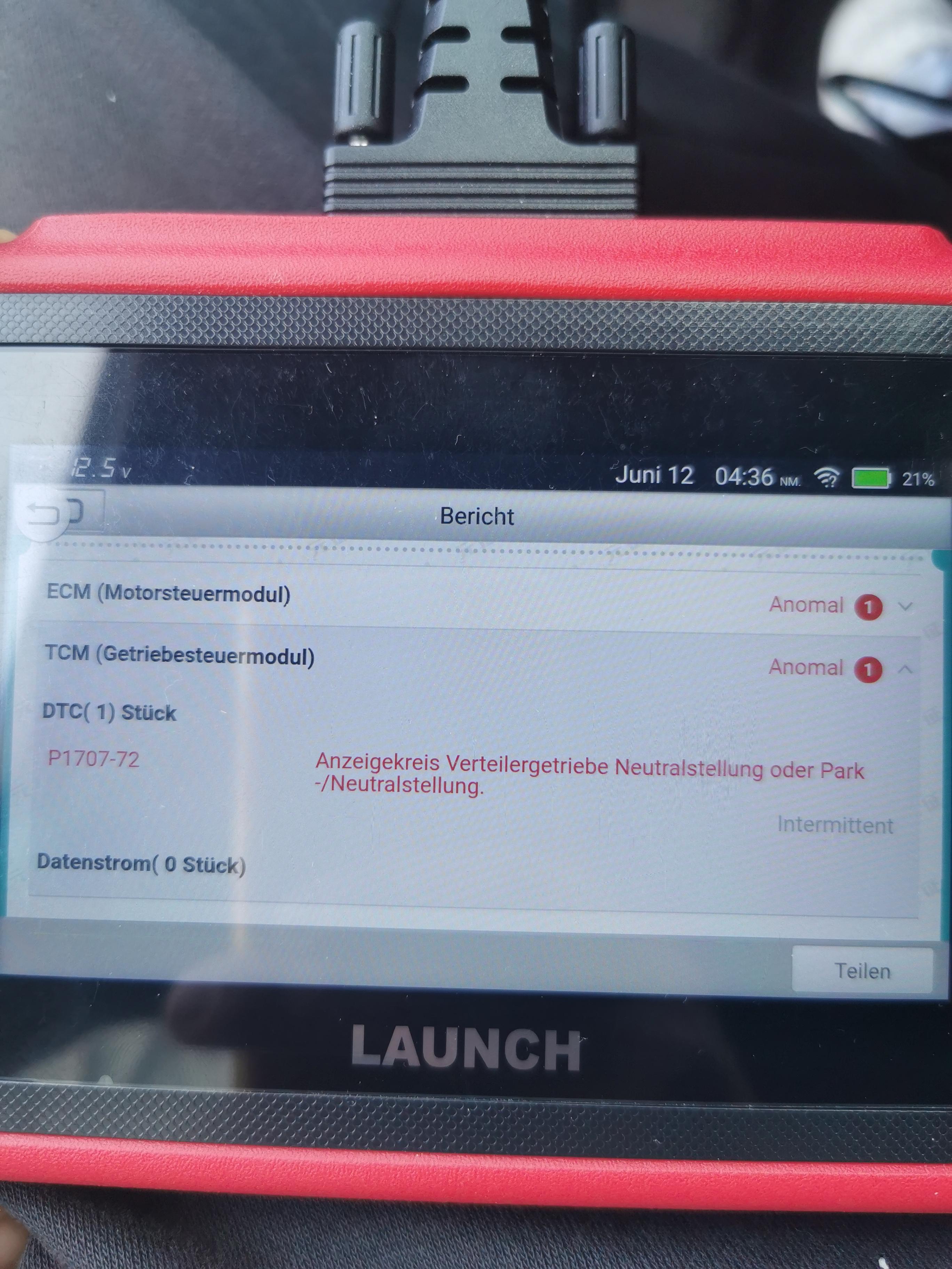 Evoque Getriebe nicht auf Parken Fehler Dringend Hilfe bitte