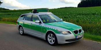 Ex-Polizeiwagen BMW 5er E61