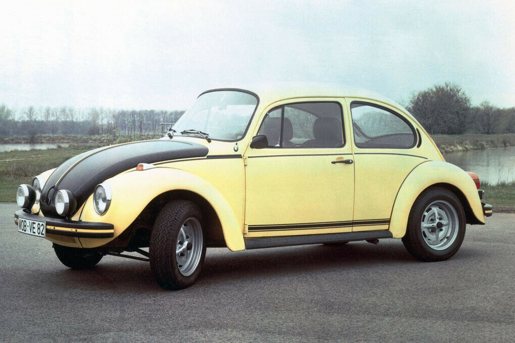 1303 Käfer als Gelb-Schwarzer Renner. Nur 3.500 Exemplare des Sondermodells wurden gebaut.